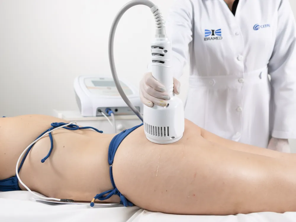 Procedimento em glúteo com profissional Ibramed